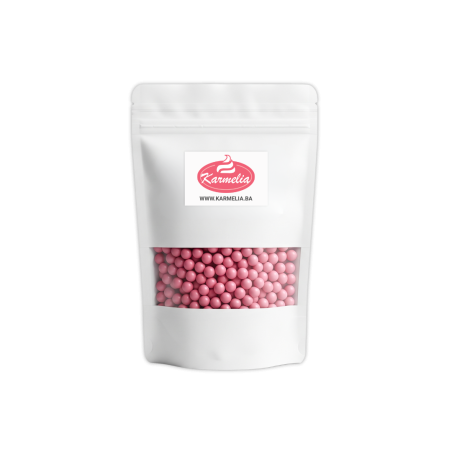 Šećerne perle roze 8mm 50g